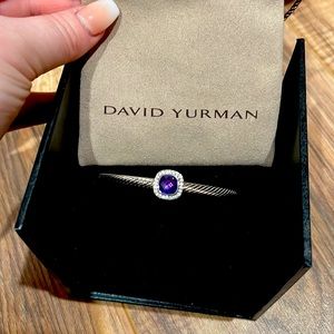 Beautiful, lightly used, 4 mm David Yurman Birthstone bangle